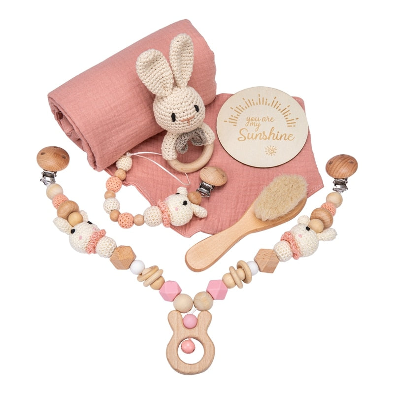 Newborn Baby Bath and Toy Gift Set