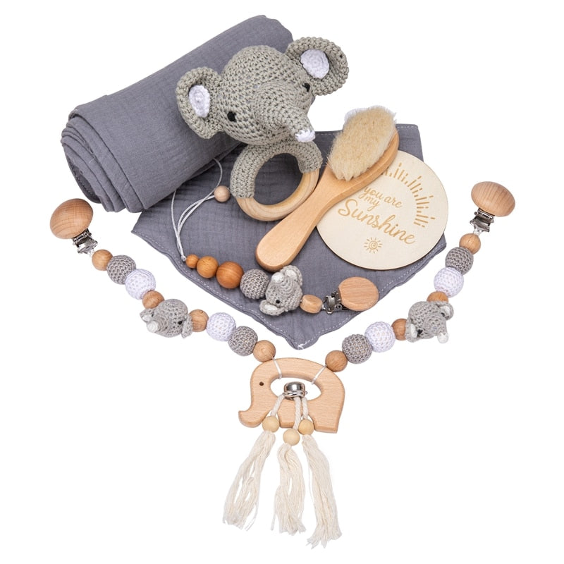 Newborn Baby Bath and Toy Gift Set