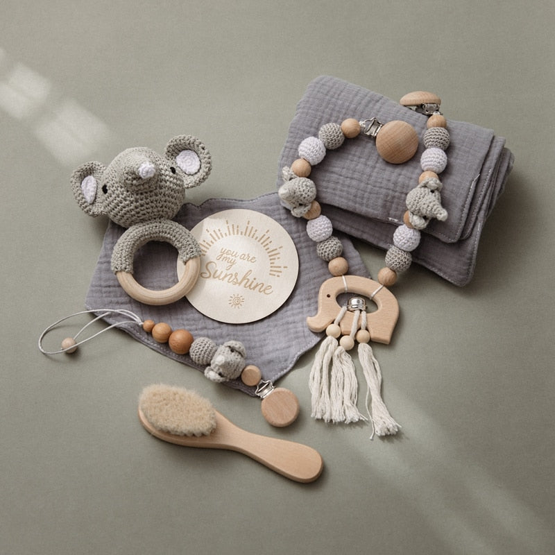 Newborn Baby Bath and Toy Gift Set