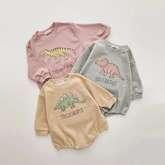 Baby Original Dinosaur Sweatshirt Romper